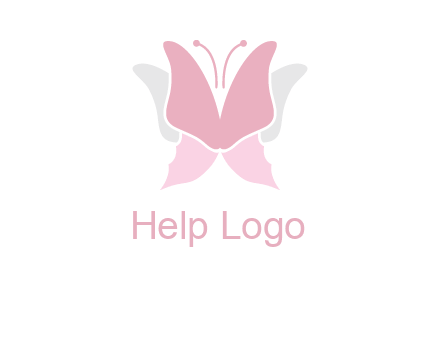 abstract butterfly logo
