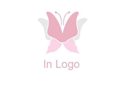 abstract butterfly logo