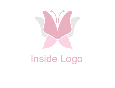 abstract butterfly logo