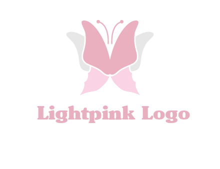 abstract butterfly logo