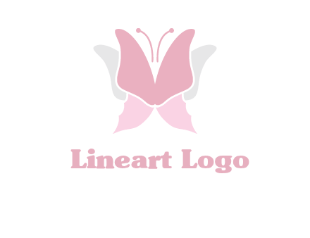 abstract butterfly logo