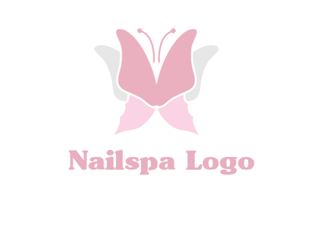abstract butterfly logo