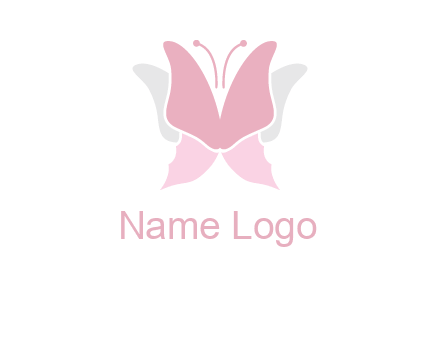 abstract butterfly logo