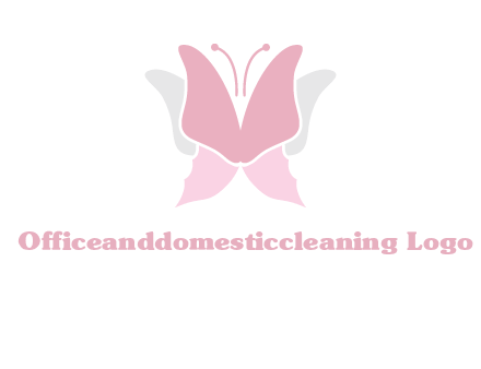 abstract butterfly logo