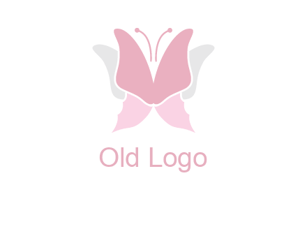 abstract butterfly logo