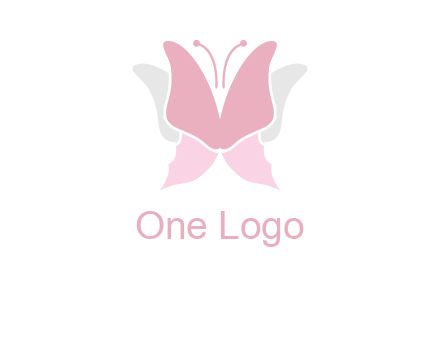abstract butterfly logo