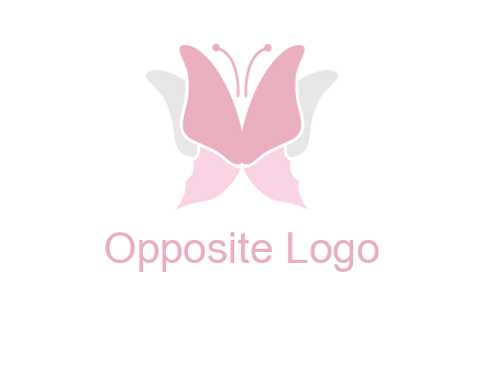 abstract butterfly logo