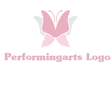 abstract butterfly logo