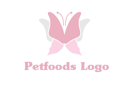 abstract butterfly logo