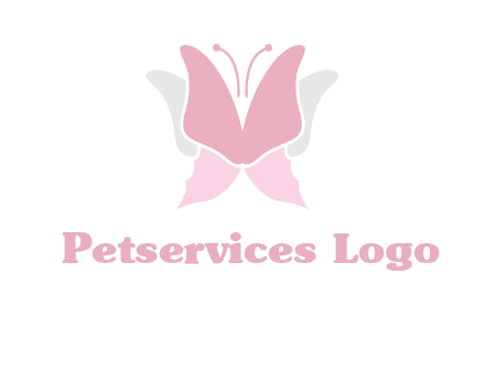 abstract butterfly logo