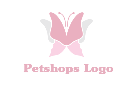 abstract butterfly logo