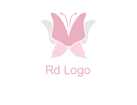 abstract butterfly logo