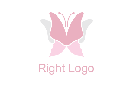 abstract butterfly logo
