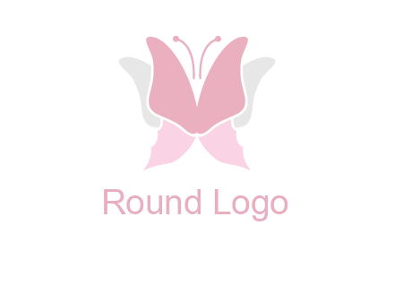 abstract butterfly logo