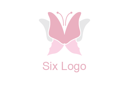 abstract butterfly logo