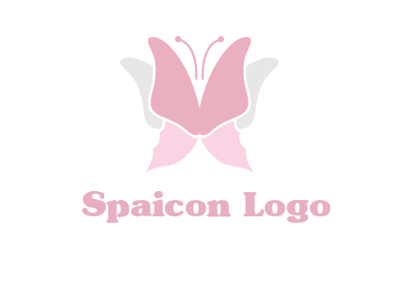 abstract butterfly logo