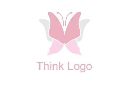 abstract butterfly logo