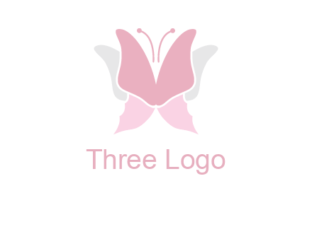 abstract butterfly logo