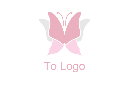 abstract butterfly logo