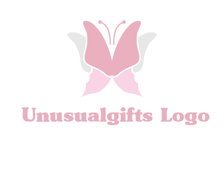 abstract butterfly logo