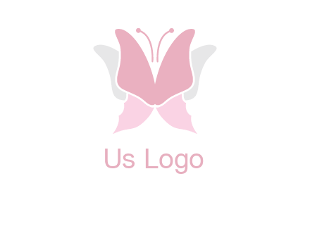 abstract butterfly logo