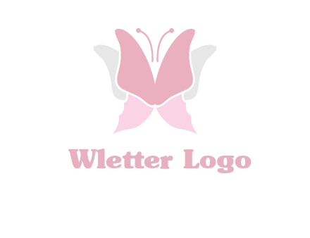 abstract butterfly logo