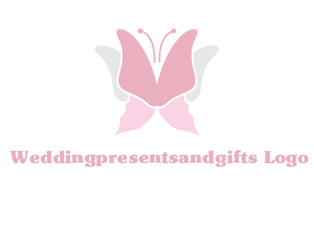 abstract butterfly logo