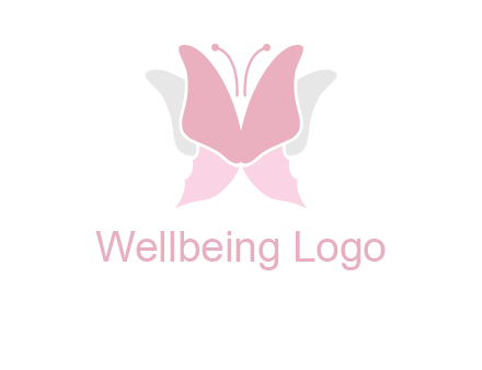 abstract butterfly logo