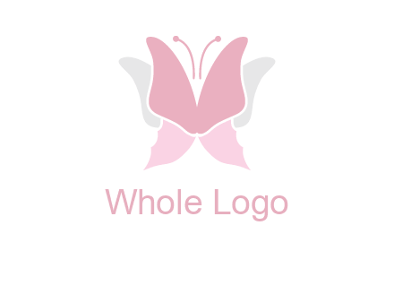 abstract butterfly logo