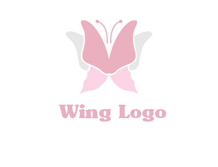 abstract butterfly logo