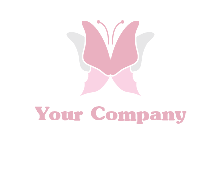 abstract butterfly logo
