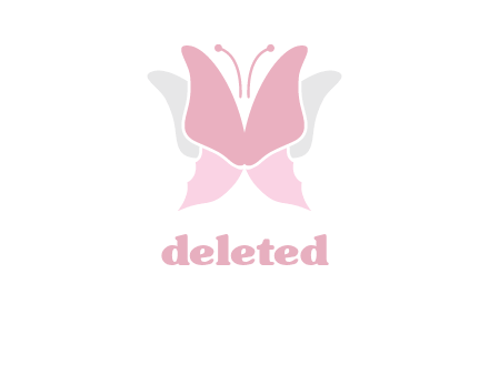 abstract butterfly logo