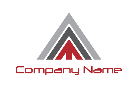 arrow in triangle logo