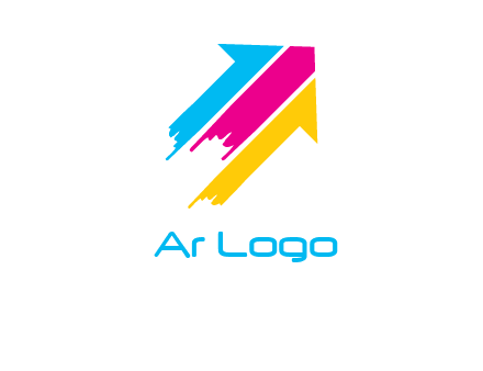 painted arrow logo