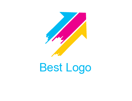 painted arrow logo