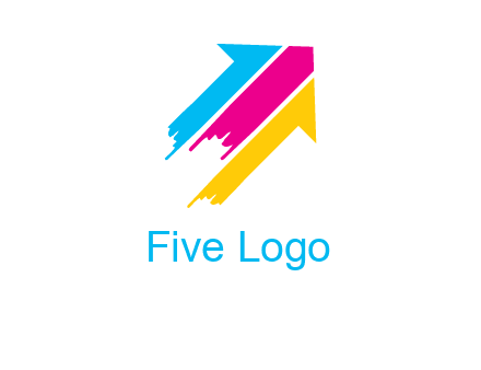 painted arrow logo