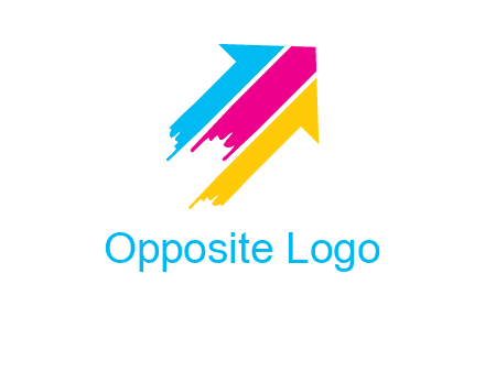 painted arrow logo
