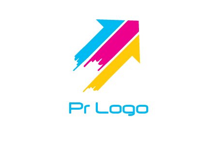 painted arrow logo