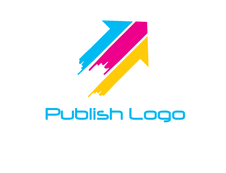 painted arrow logo