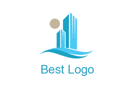 wave building logo
