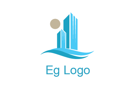 wave building logo