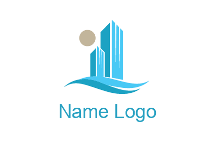 wave building logo