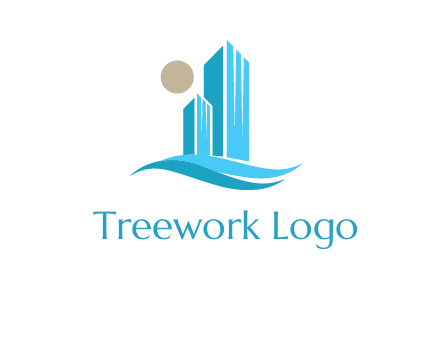 wave building logo
