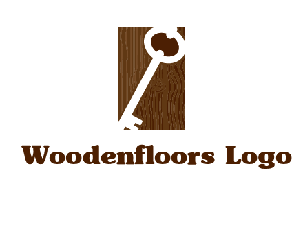 key on wood icon