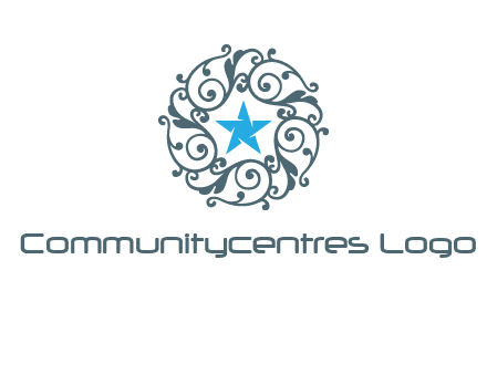 ornamental star logo