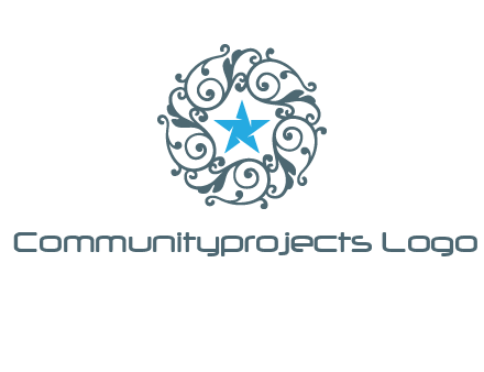 ornamental star logo