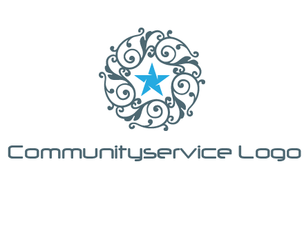 ornamental star logo