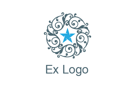 ornamental star logo