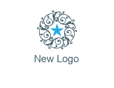 ornamental star logo