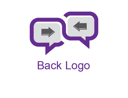 chatting arrows logo